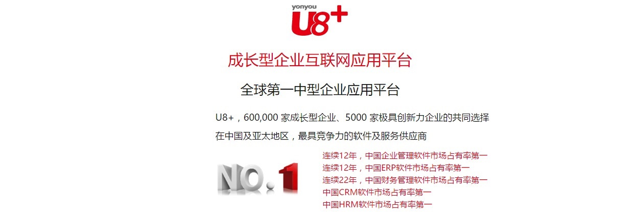 <strong>管理軟件，就選用友U8</strong>