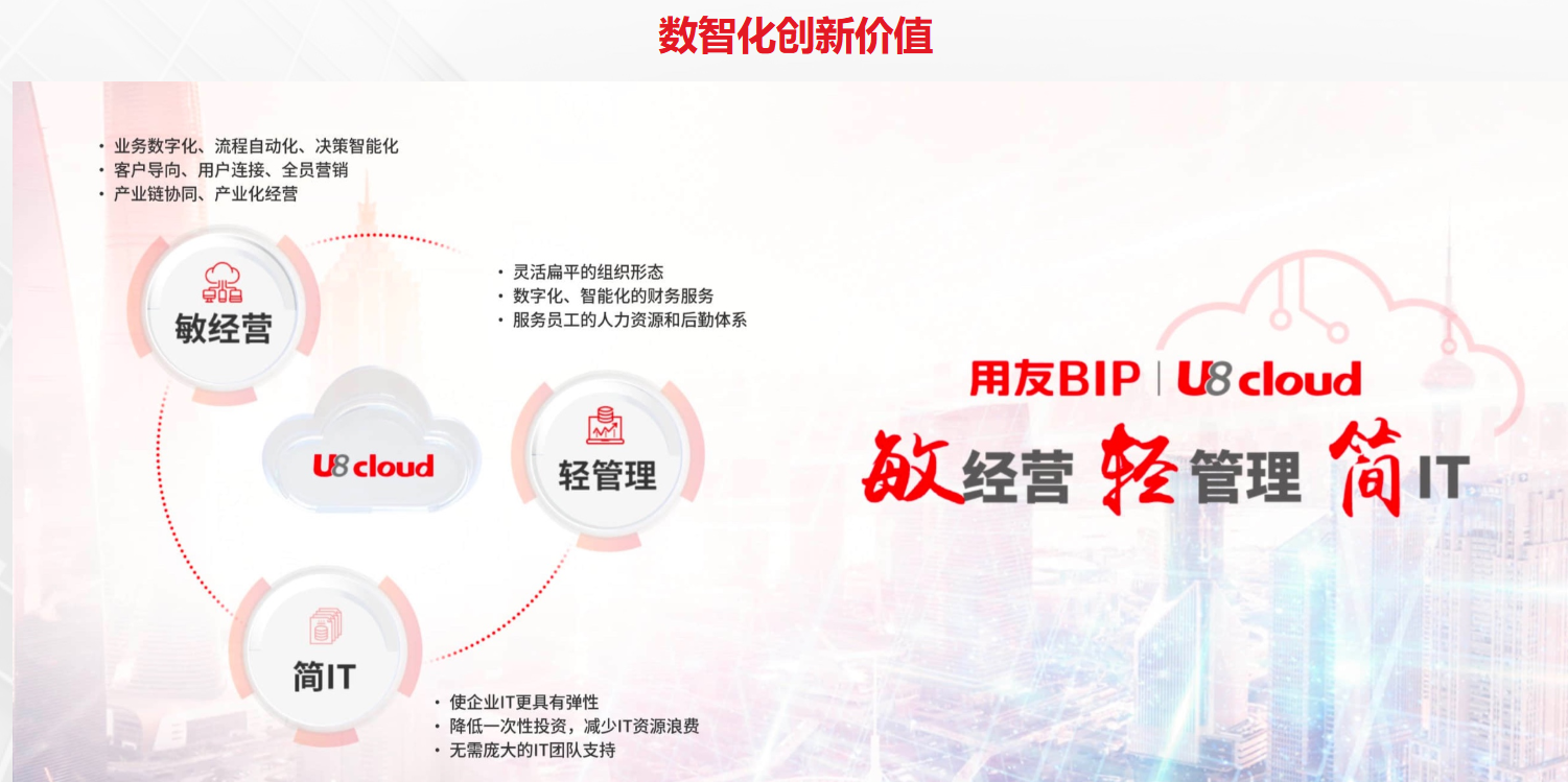 用友成長(zhǎng)型集團(tuán)管理軟件——U8 Cloud